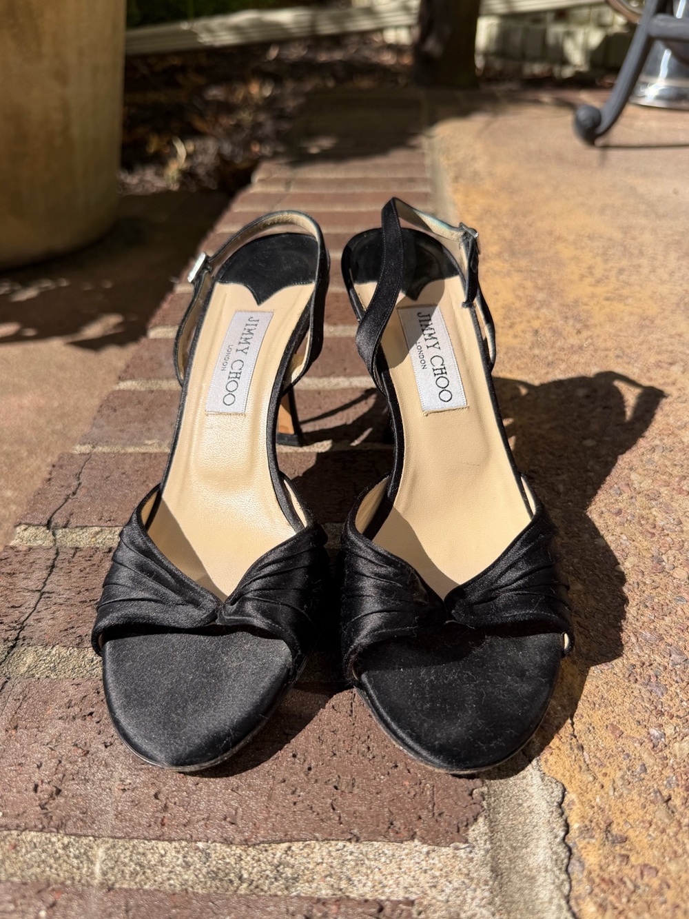 Jimmy Choo Satin Slingback size 38.5